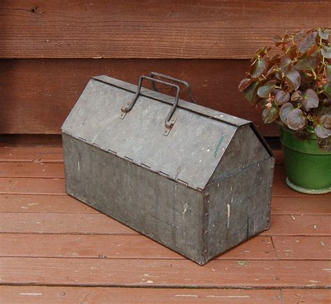 old metal tool box uk|galvanised steel tool box.